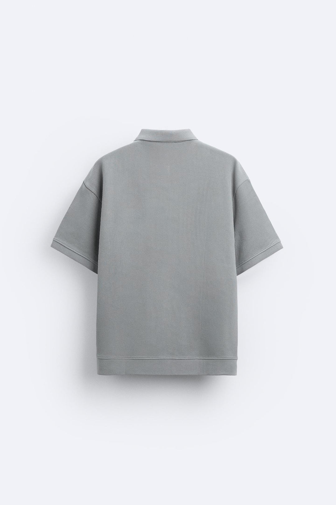Korte Mouwen Polo in Crèmewit – Minimalistisch en Comfortabel