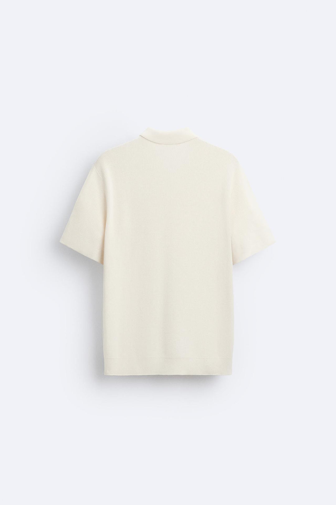 Elegante gebreide polo met rits