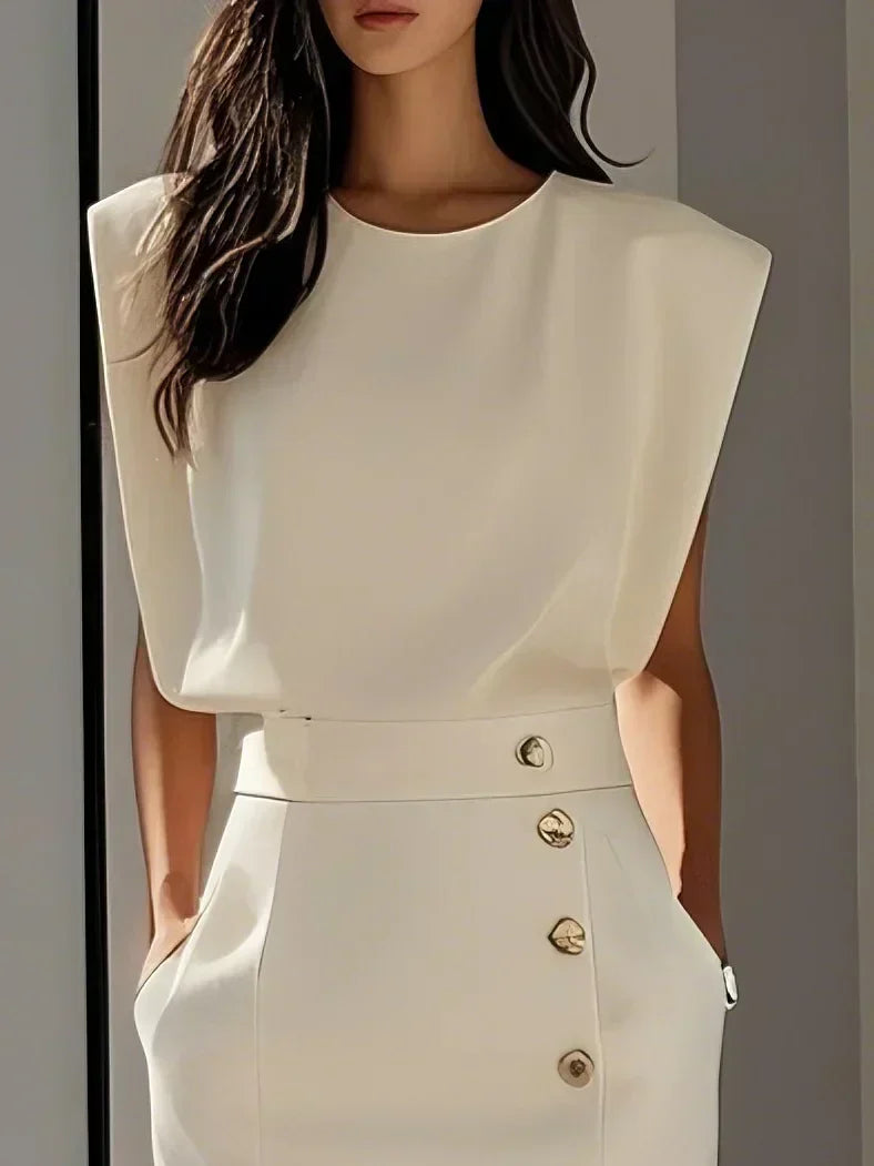 Aspen | Moeiteloze Charme Midi Jurk