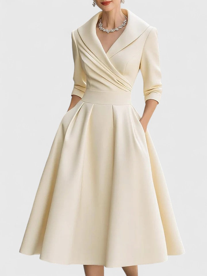 Yan | Elegante Midi Jurk