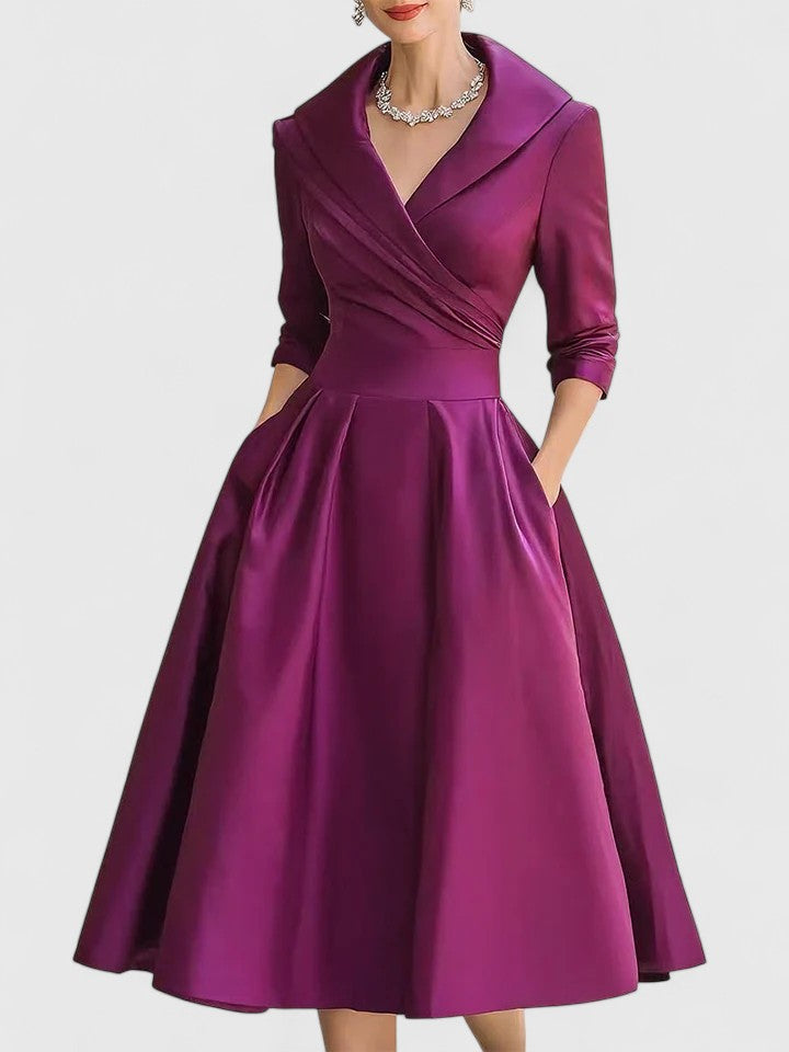 Yan | Elegante Midi Jurk