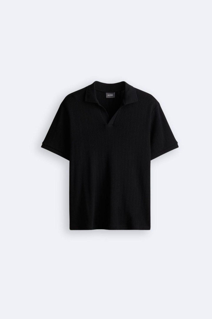 Stijlvol gebreid poloshirt voor een elegante look