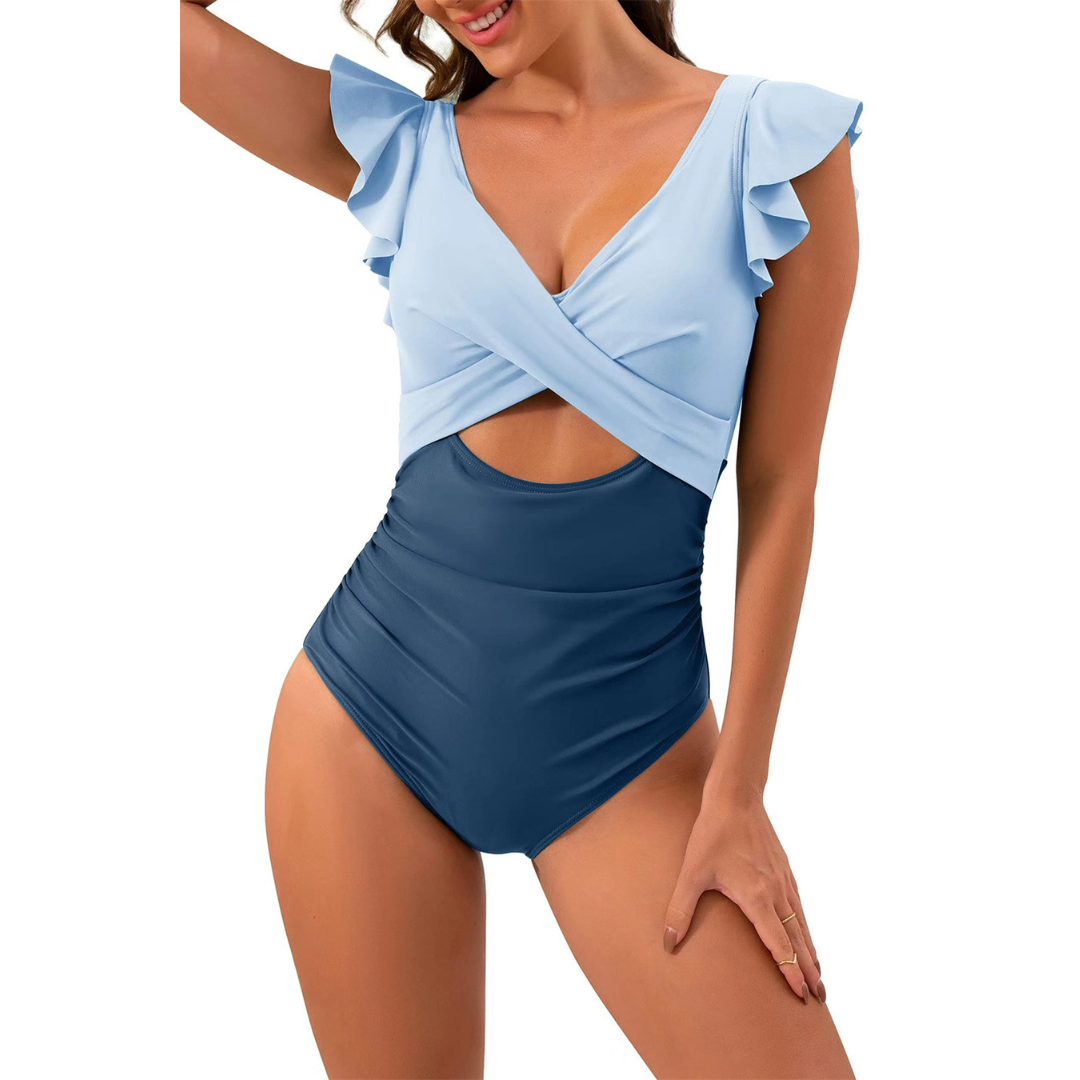 Maartje | Slankmakend Badpak met Ruffle Details