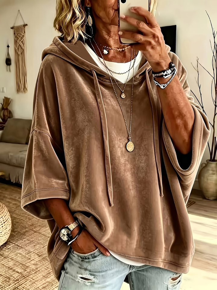 Luana | Luxe Velours Oversized Comfort-Top
