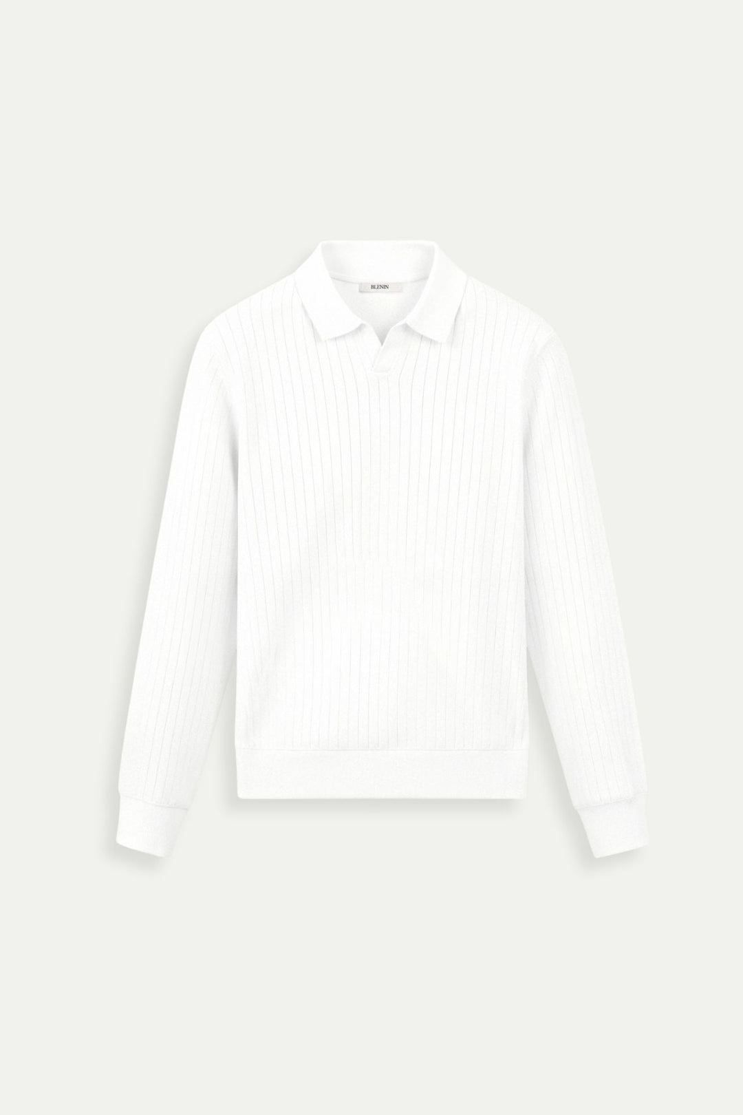 Minimalistisch Gebreid Poloshirt | Elegantie & Comfort in Perfectie