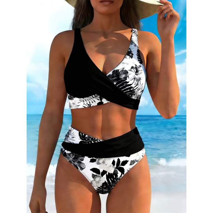 Sisi | Twist-Front Bikini met Hoge Taille