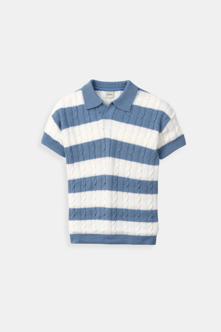 Gestreept herenpoloshirt met korte mouwen – Sportief & Elegant