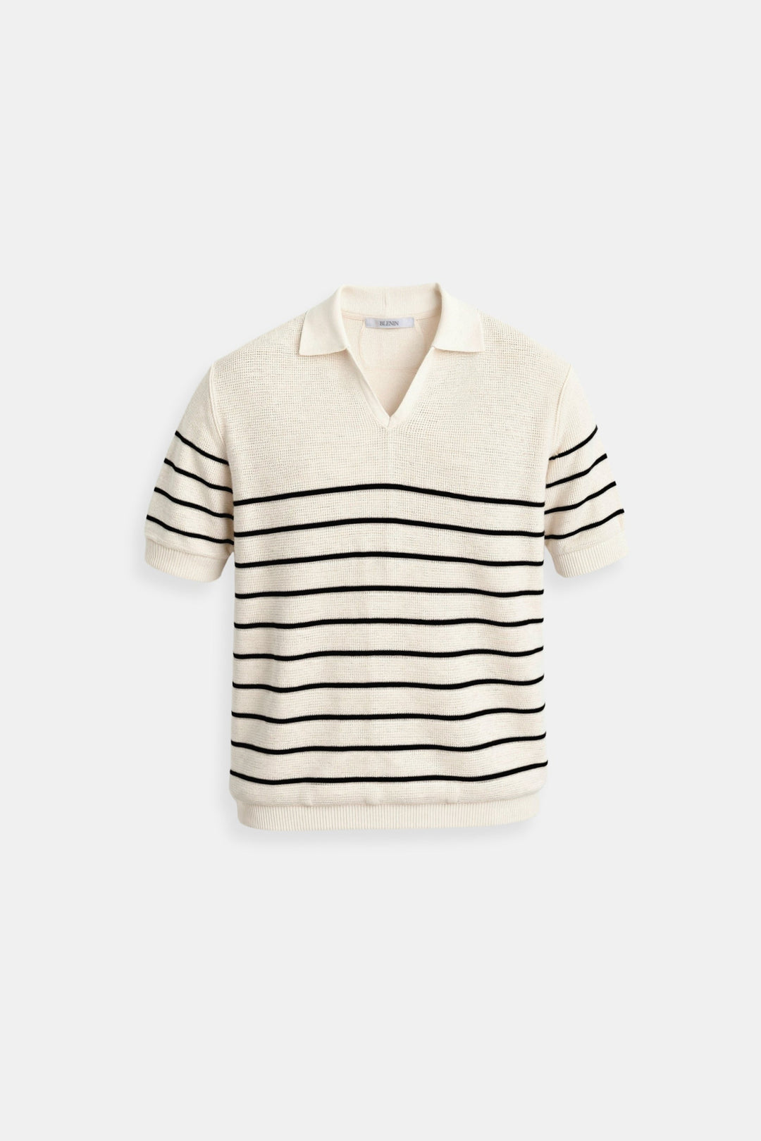 Gestreept herenpoloshirt met korte mouwen – Tijdloos &amp; Veelzijdig