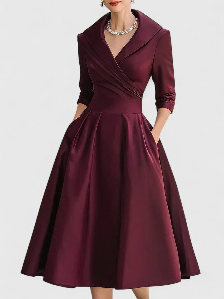 Yan | Elegante Midi Jurk