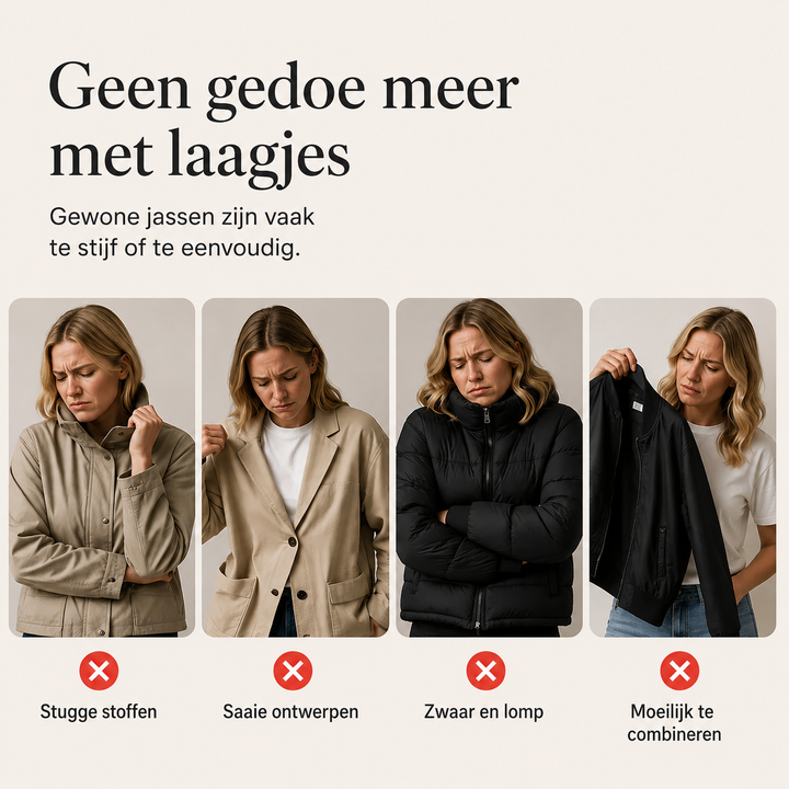 Lotte | Denim Gebreid Damesvest