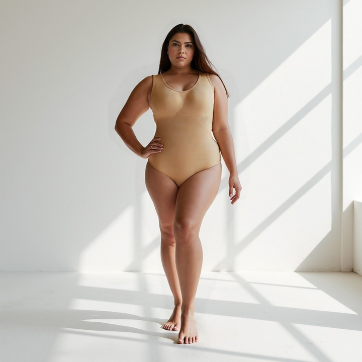 Vengee - Corrigerend Shapewear String Bodysuit met dikke bandjes