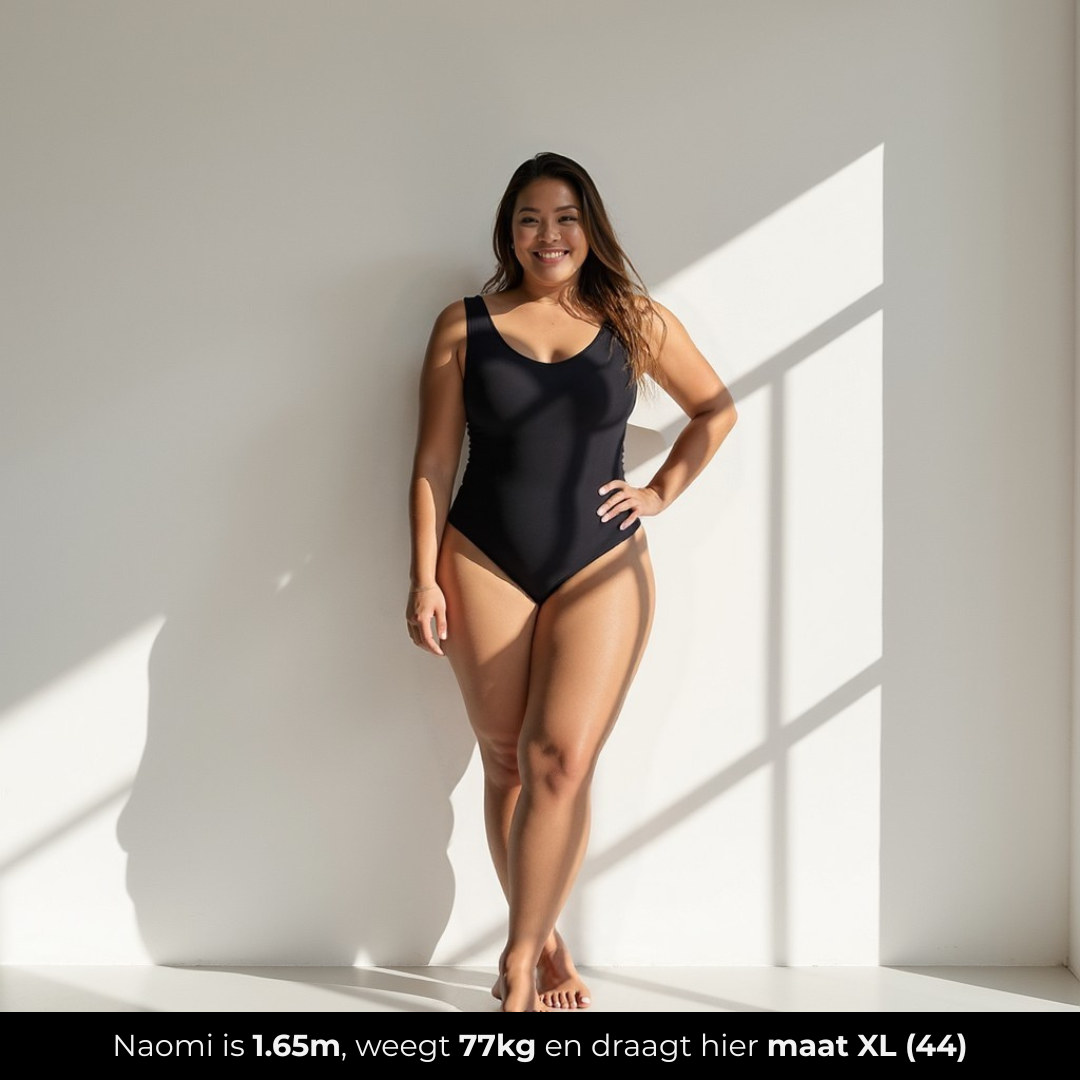 Vengee - Corrigerend Shapewear String Bodysuit met dikke bandjes