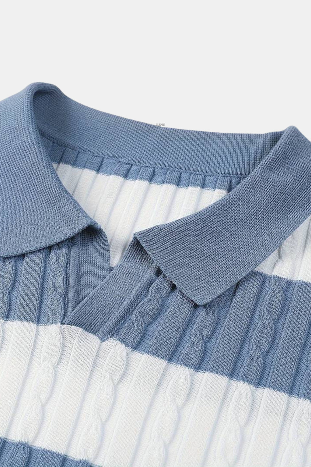 Gestreept herenpoloshirt met korte mouwen – Sportief & Elegant
