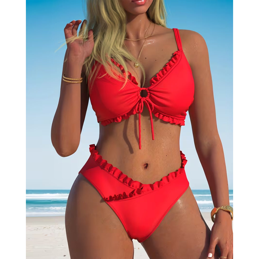 Evi | Gegolfde Bikini