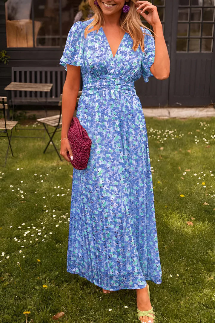 Maxi Bruiloftsgastjurk Pink & Rosa