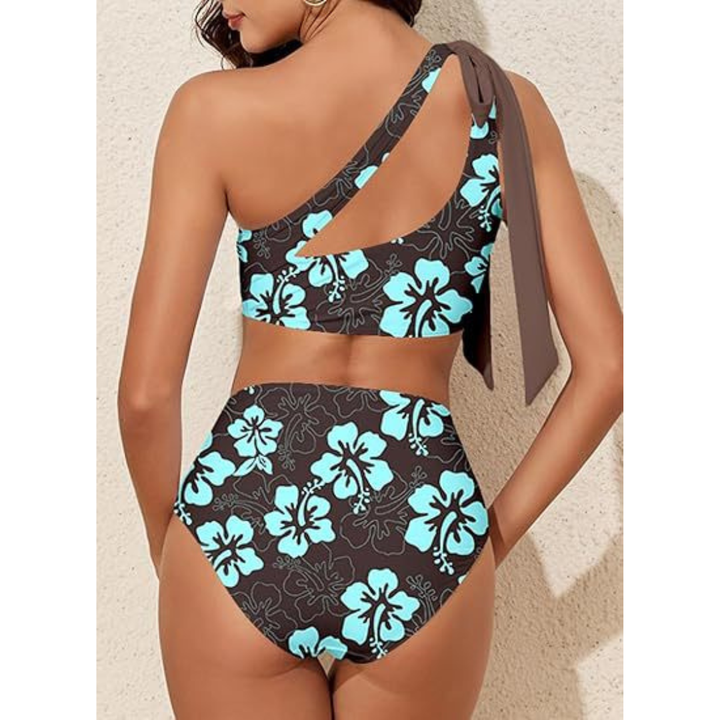 Marit | Hoge Taille One Shoulder Bikini