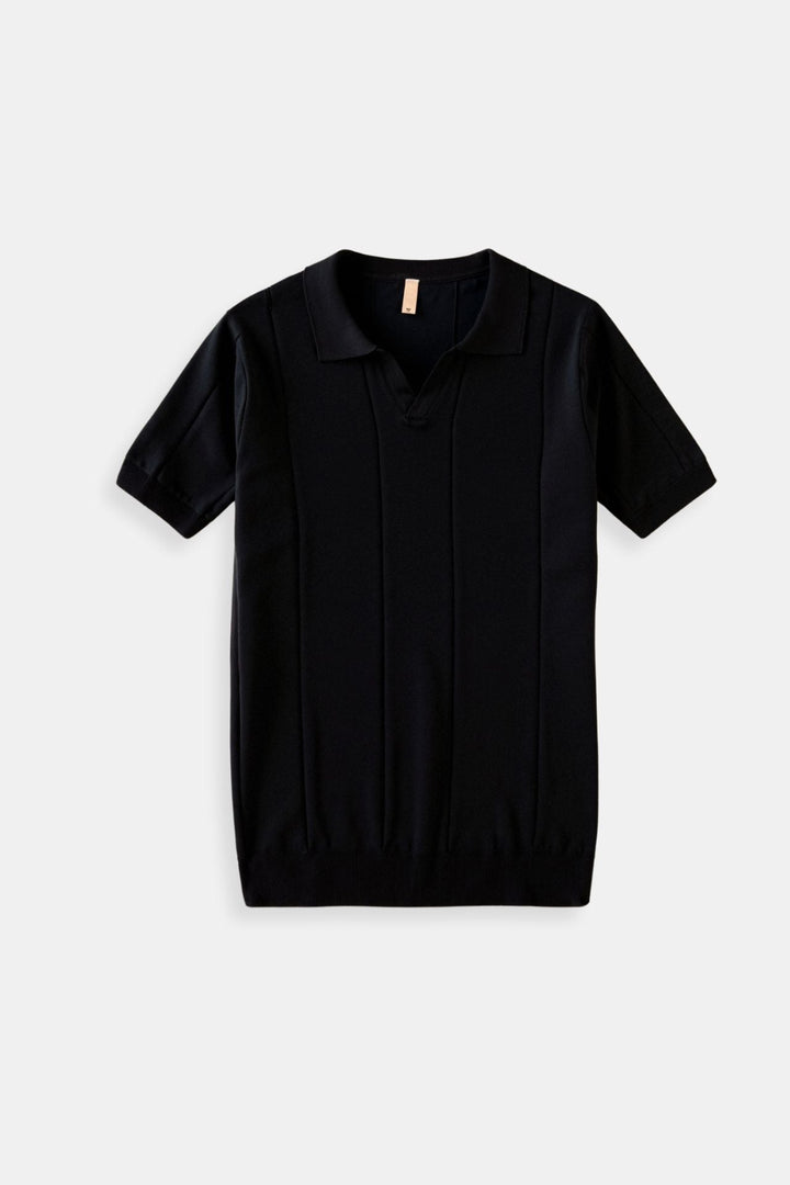 Retro-Strik-Polo in Mintgroen