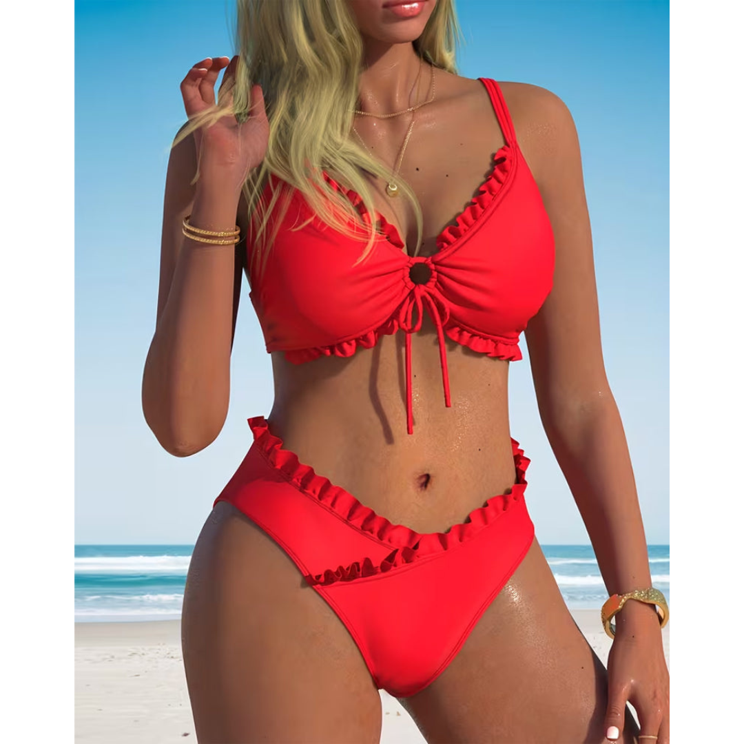 Evi | Gegolfde Bikini