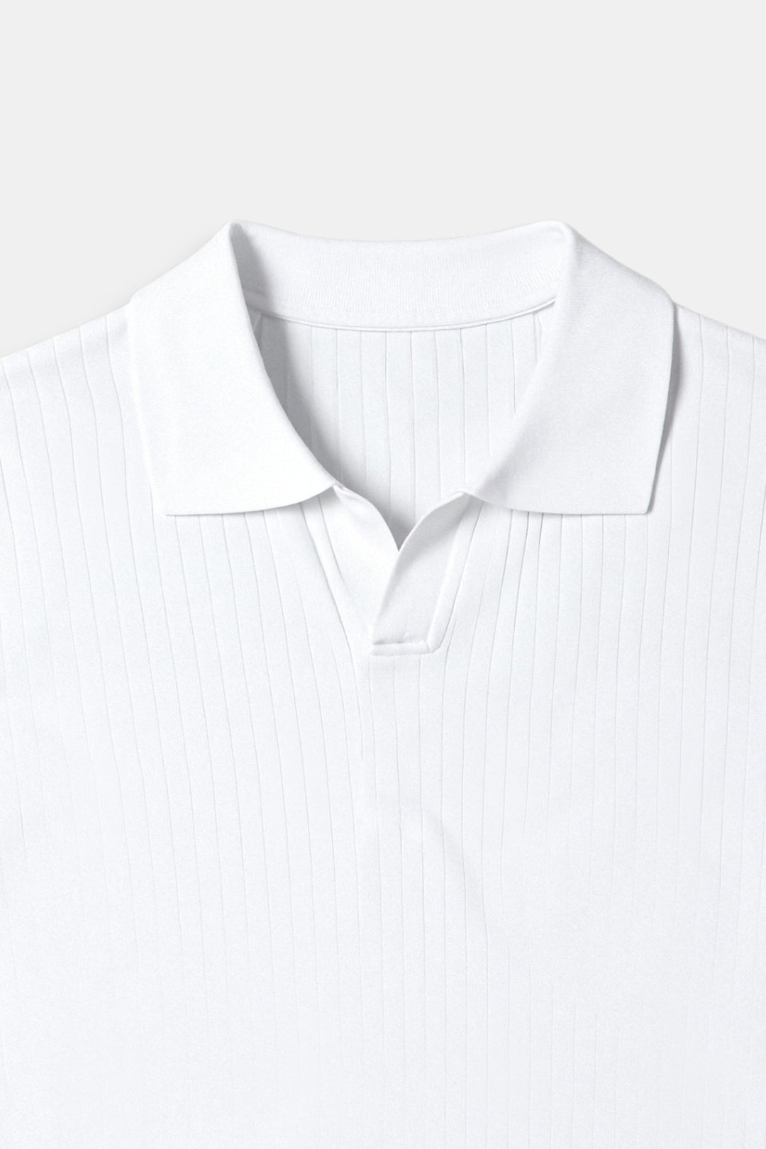 Geribd Heren Poloshirt met Korte Mouwen – Elegant & Tijdloos