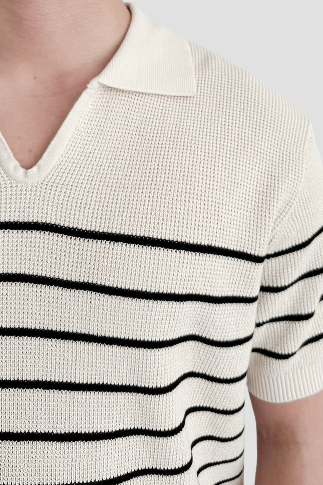 Gestreept herenpoloshirt met korte mouwen – Tijdloos &amp; Veelzijdig