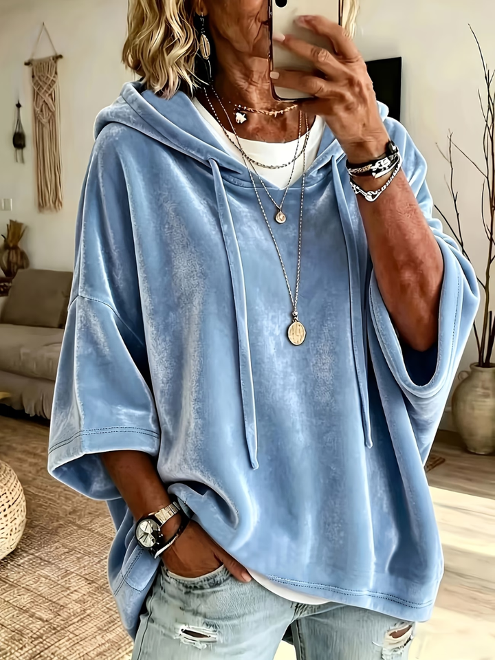 Luana | Luxe Velours Oversized Comfort-Top
