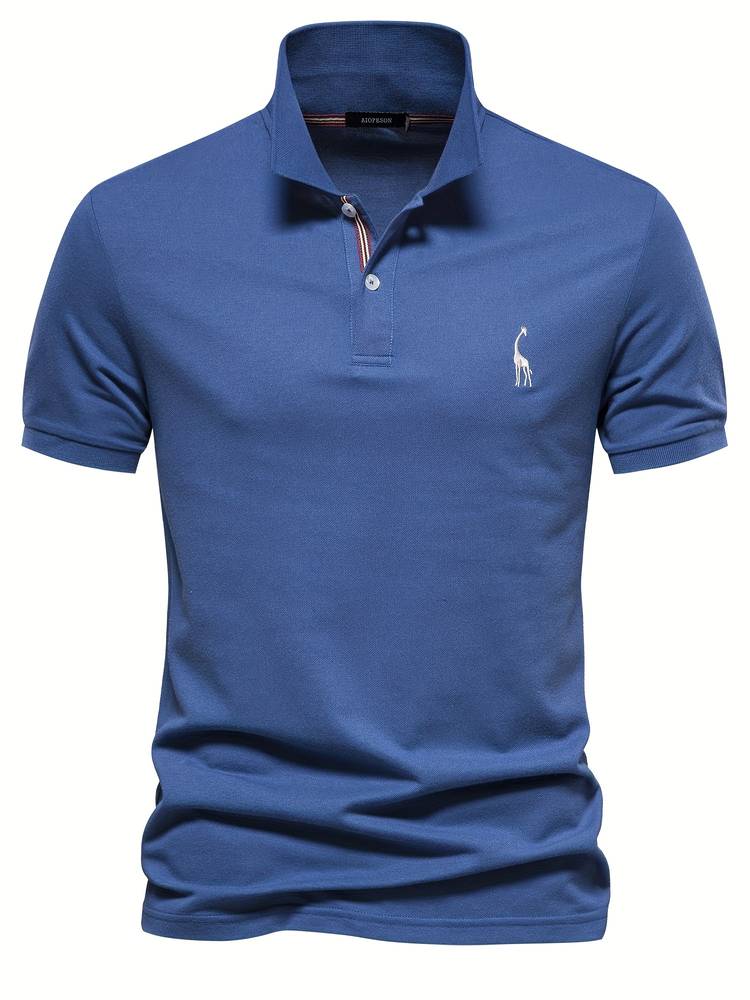 Mateo | Slim Fitted Klassiek Poloshirt met subtiele Kragendetail