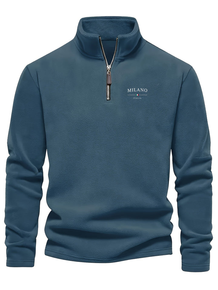 Heren Trui Half Zip Casual Warm Comfort