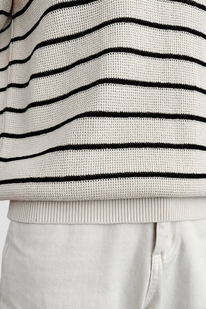 Gestreept herenpoloshirt met korte mouwen – Tijdloos &amp; Veelzijdig