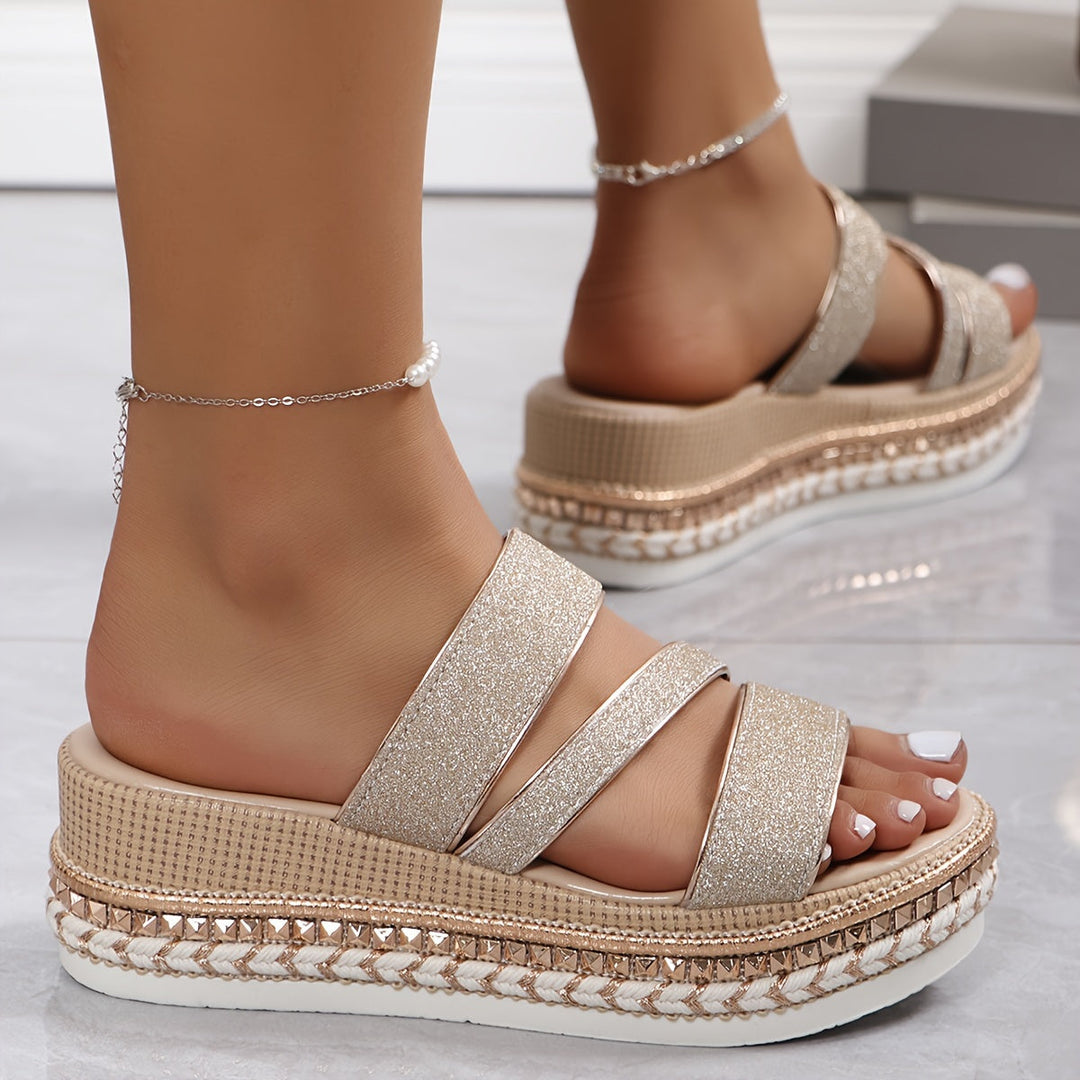 Layla | Comfortabele Wedge Sandalen