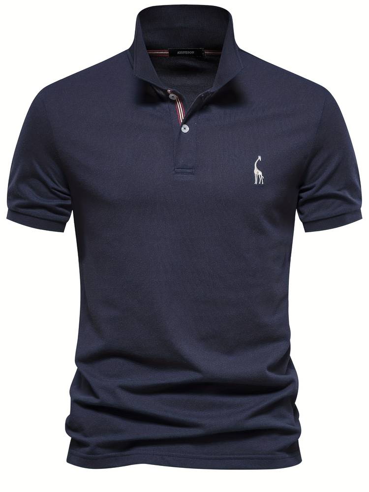 Mateo | Slim Fitted Klassiek Poloshirt met subtiele Kragendetail