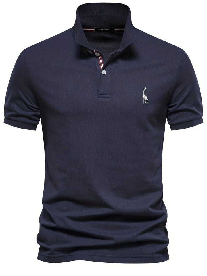 Mateo | Slim Fitted Klassiek Poloshirt met subtiele Kragendetail