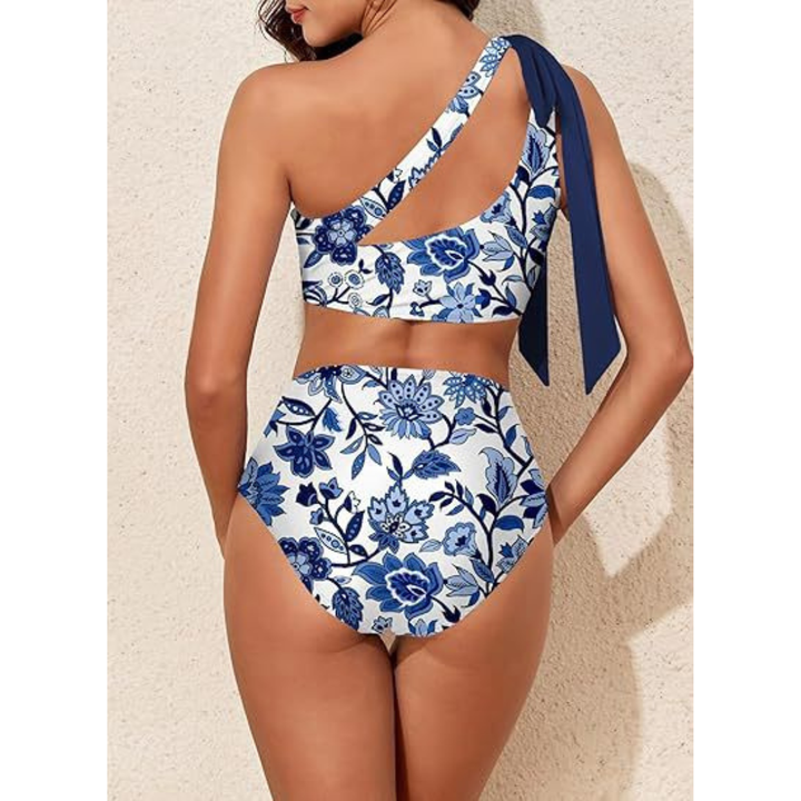 Marit | Hoge Taille One Shoulder Bikini