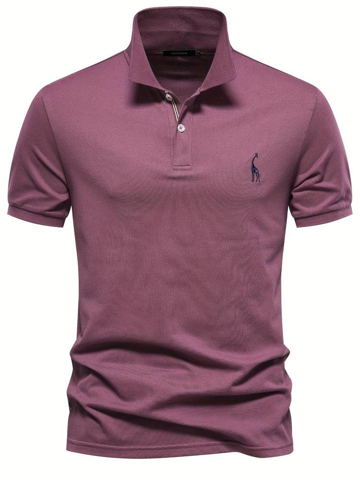Noah | Slim Fit Klassiek Poloshirt met Sportieve Kraag-Detail