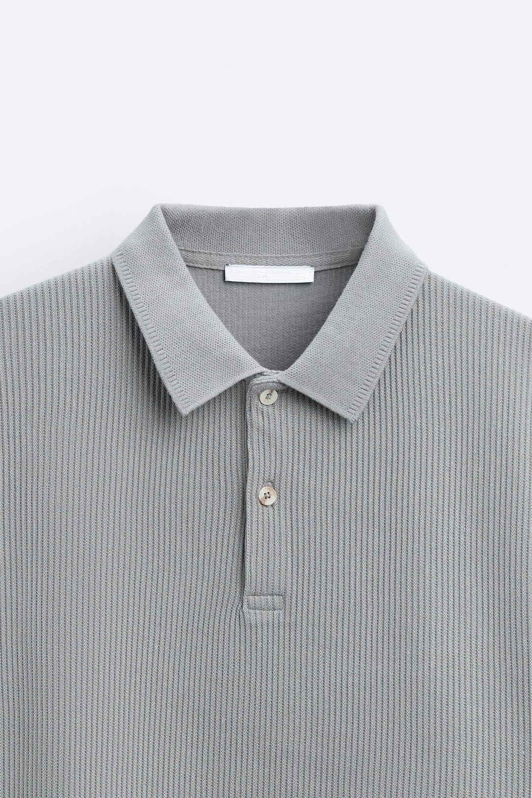 Korte Mouwen Polo in Crèmewit – Minimalistisch en Comfortabel