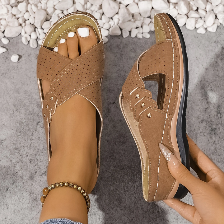Pascalle | Orthopedische Wedge Sandalen