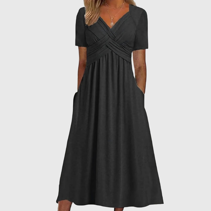 Viola | Vormengevende Midi Jurk