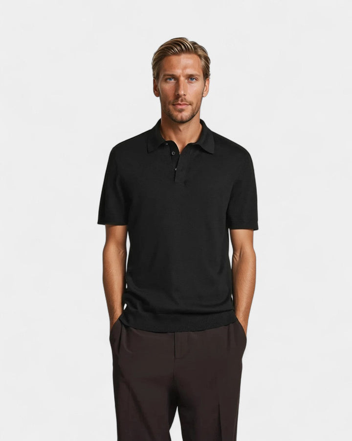Heren Polo Minimalistisch Korte Mouw Elegant
