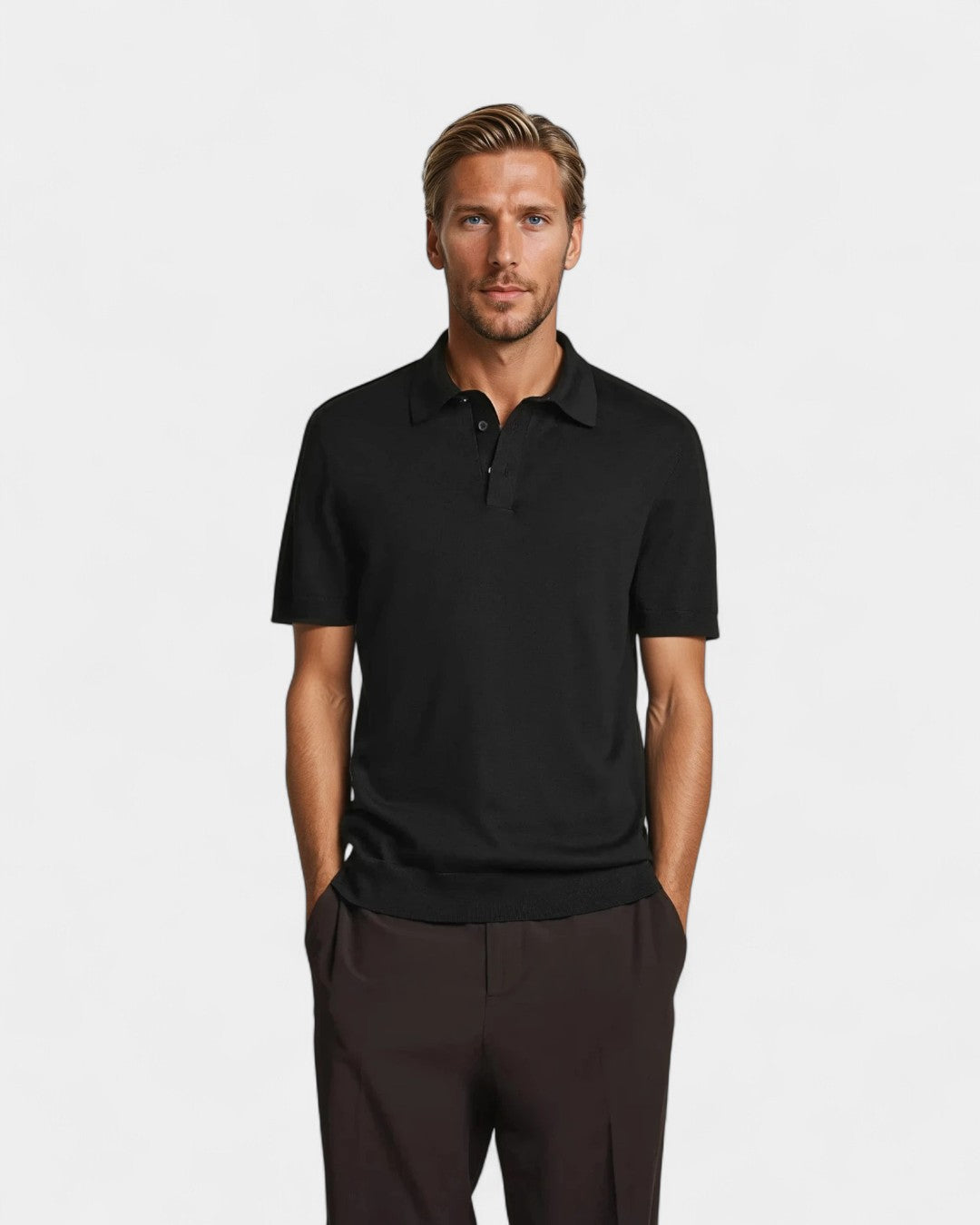 Heren Polo Minimalistisch Korte Mouw Premium