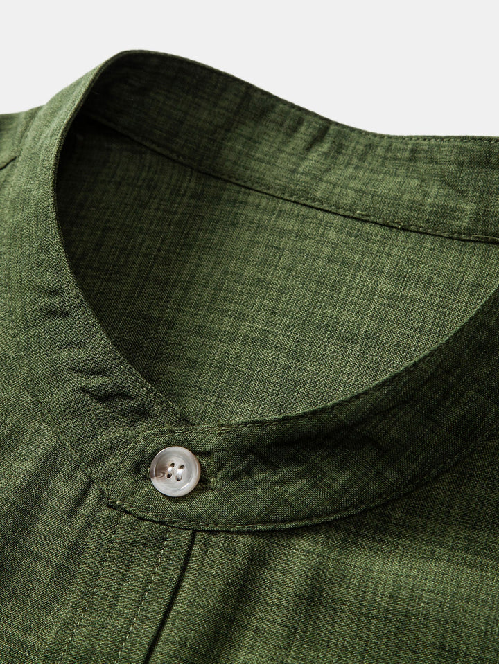 Zomerse Linnen Set met Overhemd en Broek