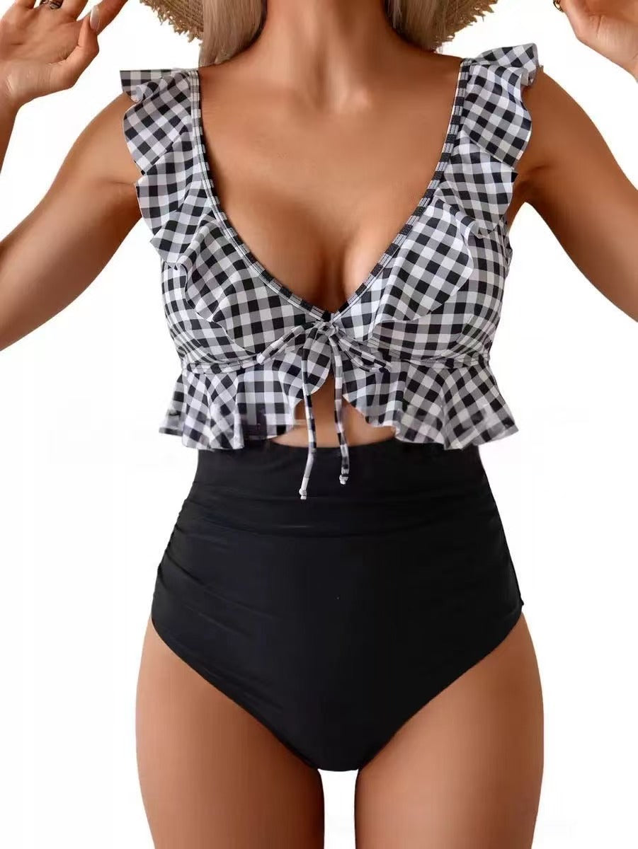 Charlotte | Flirterig Badpak met V-hals