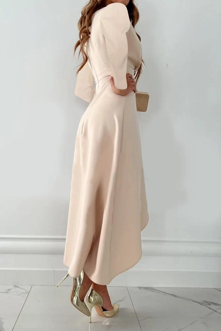 Midi Jurk Lionais - V hals - Elegant