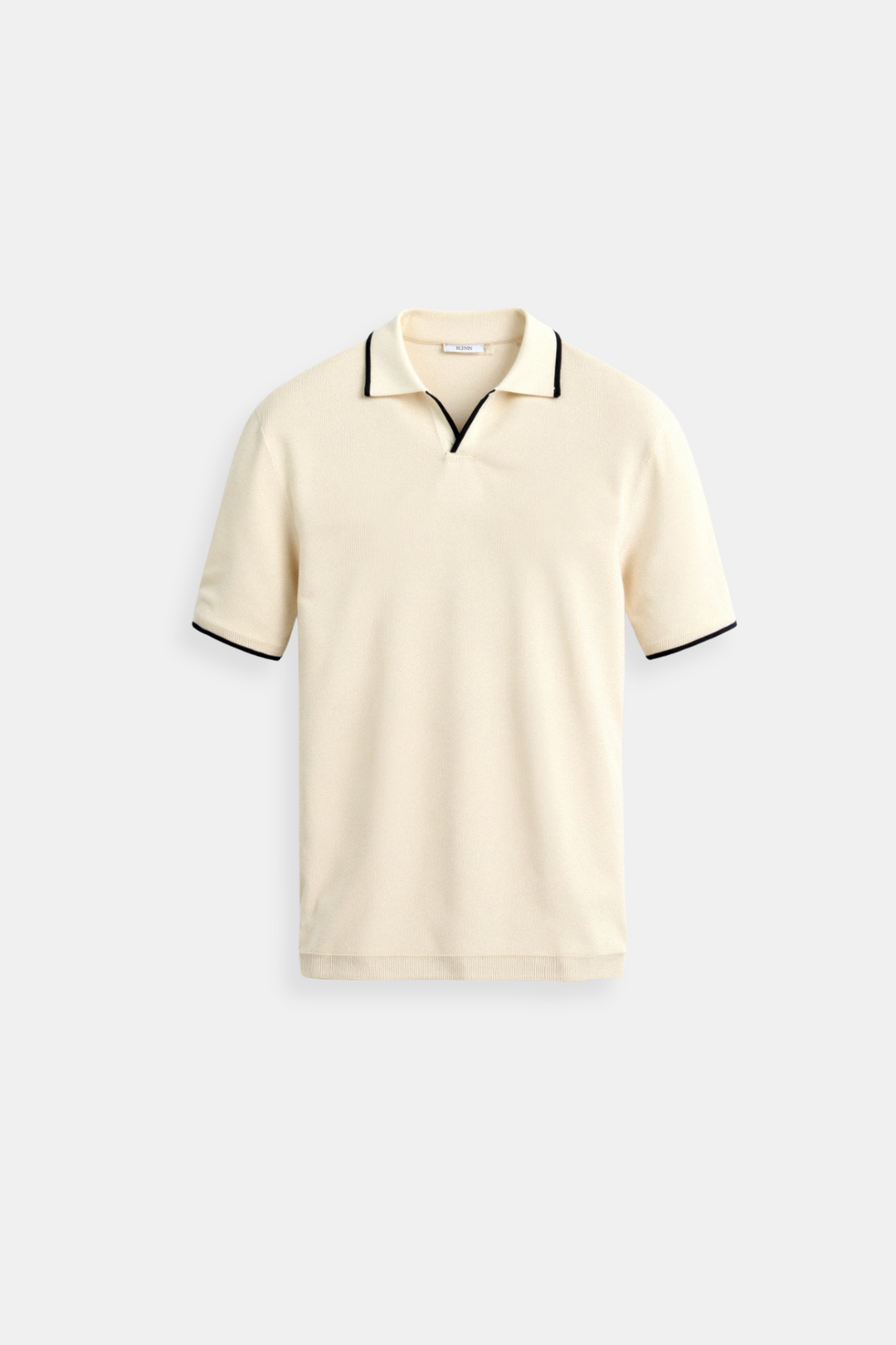 Heren Poloshirt met Contrastdetails – Elegant & Modern