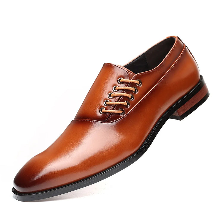 Bertolini Echtes Leder Oxford-Schuhe