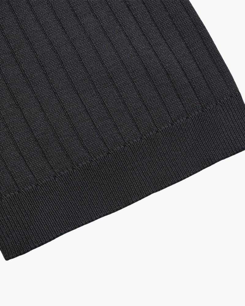 Christian | Heren Korte Mouw Fijn Ribtricot Polo-Shirt