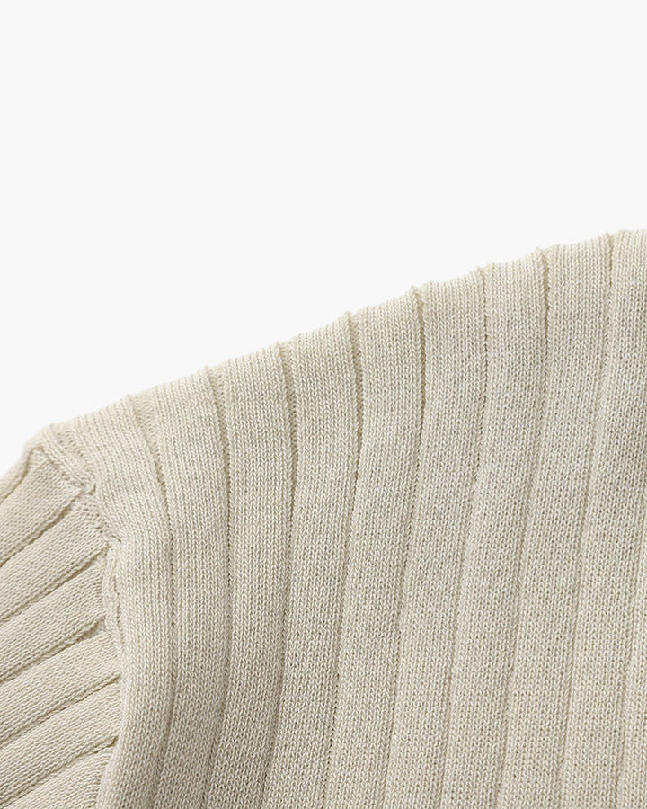 Christian | Heren Korte Mouw Fijn Ribtricot Polo-Shirt