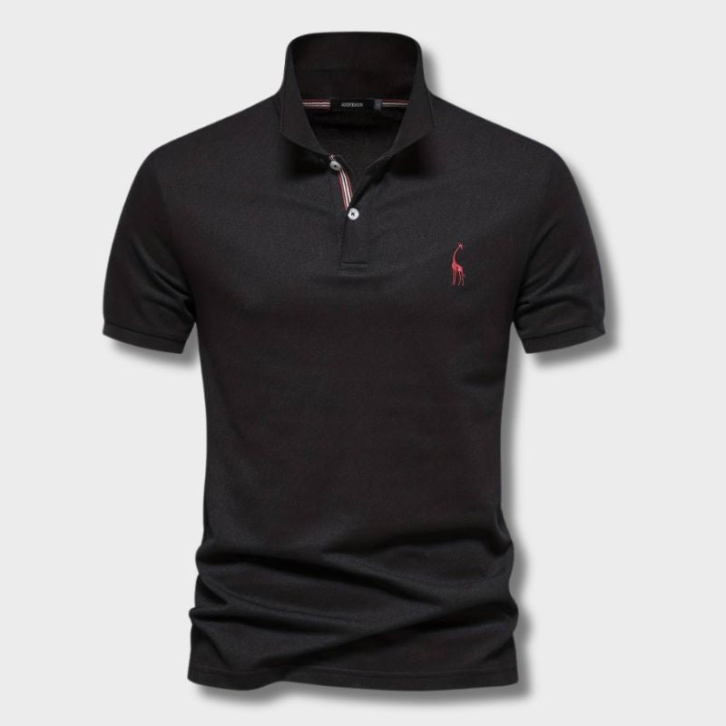 Noah | Slim Fit Klassiek Poloshirt met Sportieve Kraag-Detail