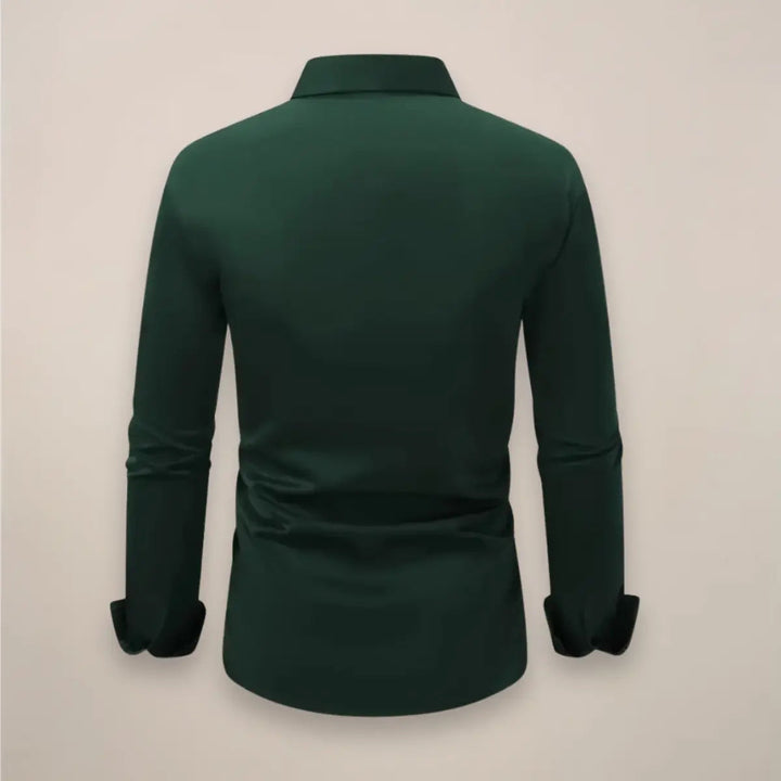 Heren Overhemd Slim Fit Stretch Zakelijk Elegant