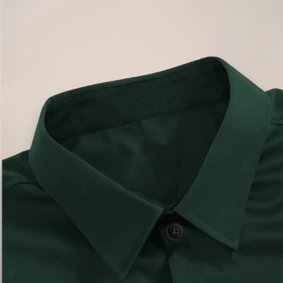 Heren Overhemd Slim Fit Stretch Zakelijk Elegant