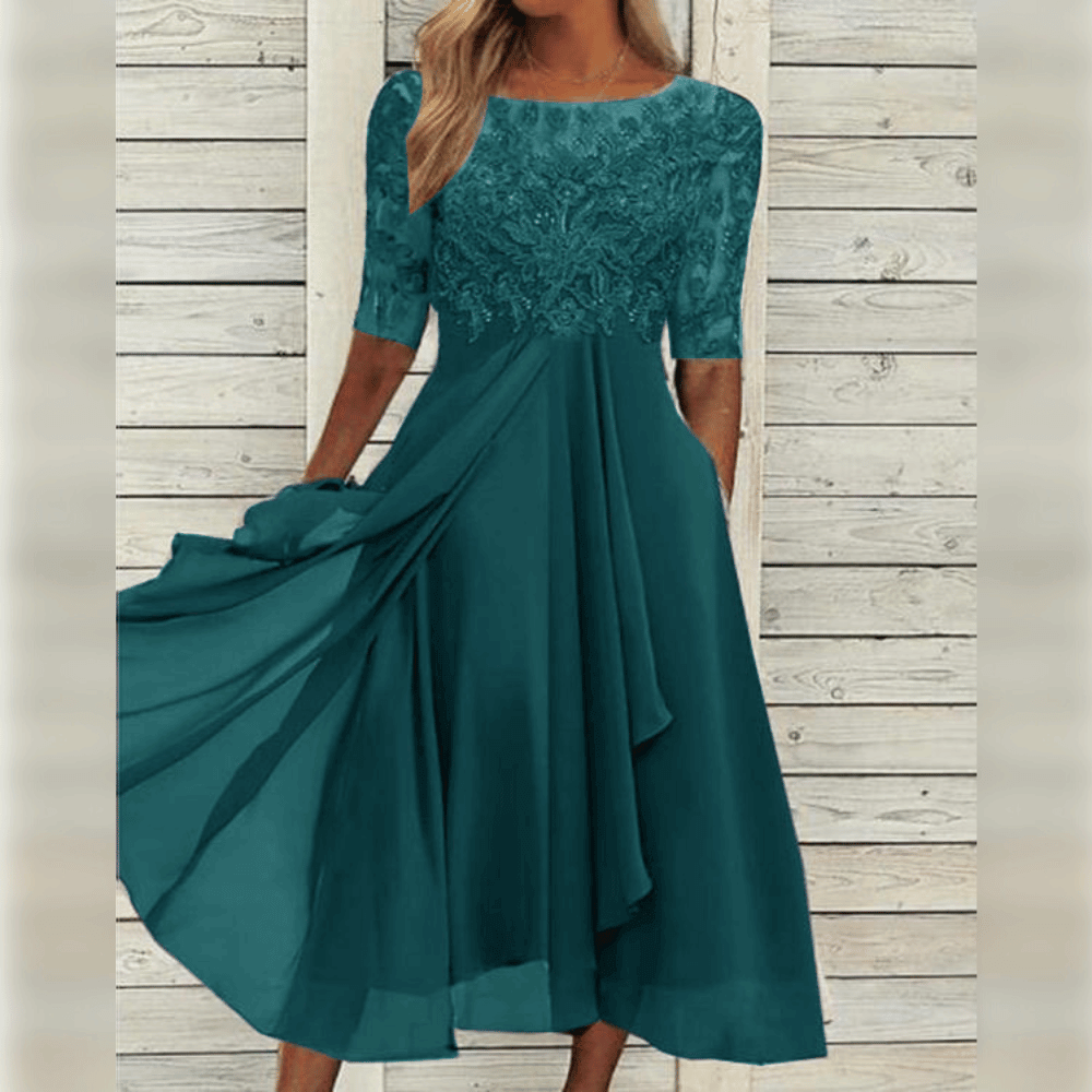 Maxi Jurk Colourfull Elegance