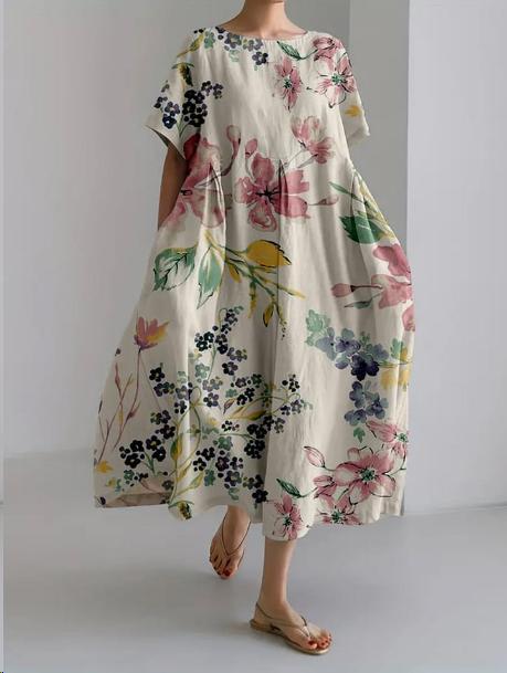 Maxi Zomerjurk Fleur
